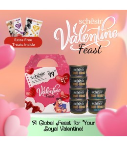 Schesir Taste The World Valentine Feast'25 Gift Pack For Dogs